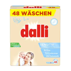 Detergent rufe pudra Dalli Sensitiv 48 spalari 3.12KG