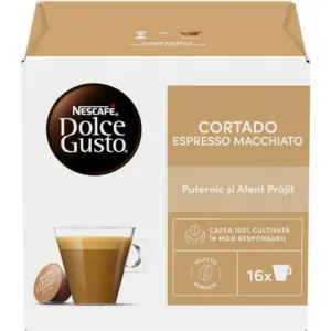 Capsule Cafea Nescafe Dolce Gusto Cortado Espresso Macchiato 16 Capsule 100.8 G