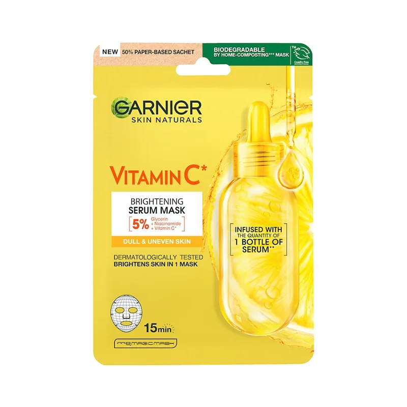 Garnier Skin Naturals Vitamin C Masca Servetel 28G