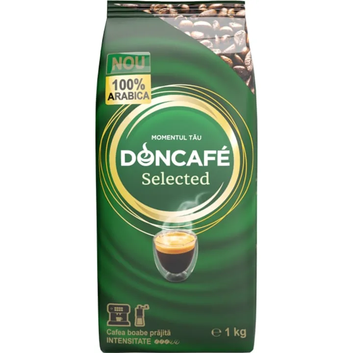 Doncafe Selected 100% Arabica Cafea Boabe 1Kg