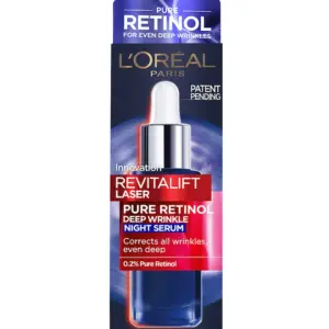 L’Oréal Paris Revitalift Laser Ser Antirid De Noapte Cu 0.2% Retinol Pur, 30 Ml