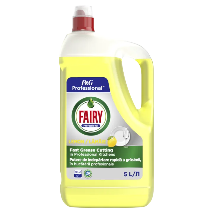 Detergent Vase Fairy Professional Lemon 5 L