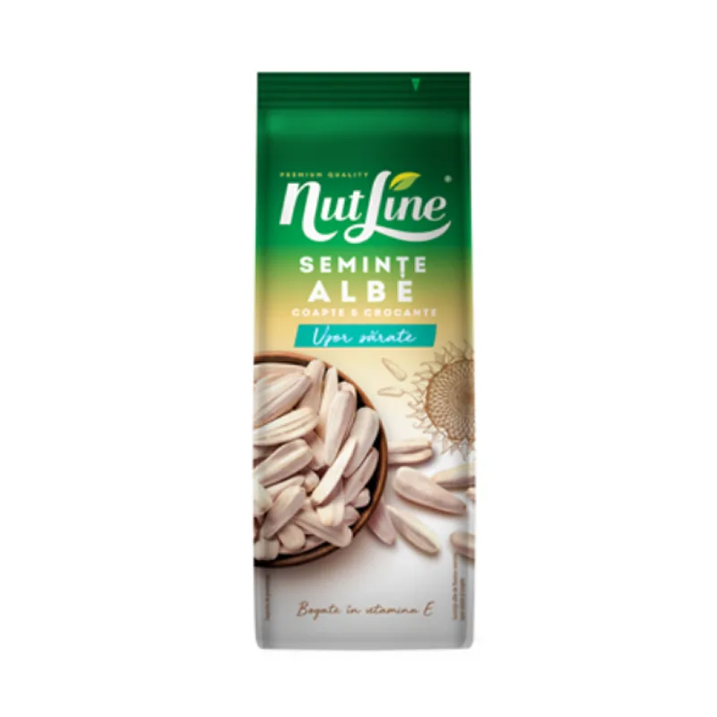Nutline Seminte Albe Floarea Soarelui Sarate 200 G