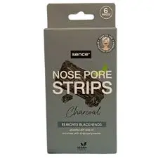 Sence Charcoal Nose Strips 6 Pcs