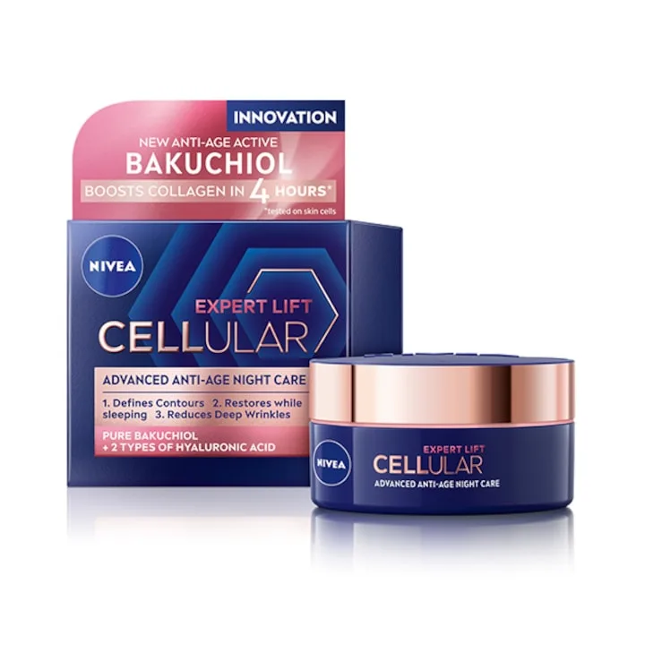 Crema De Noapte Nivea Cellular Expert Lift Antirid, 50 Ml