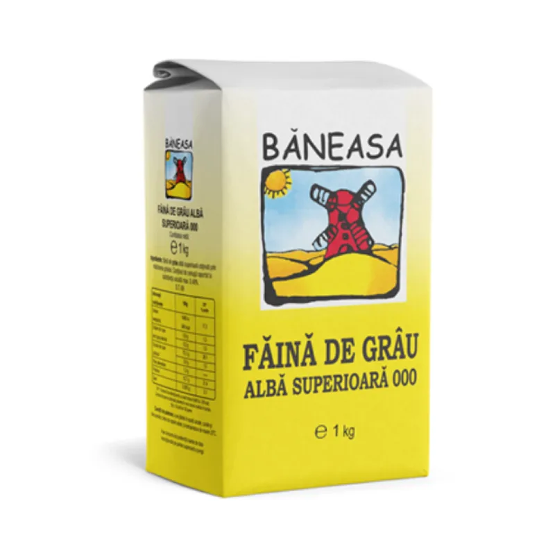 Baneasa Faina De Grau Alba Tip 000 1Kg