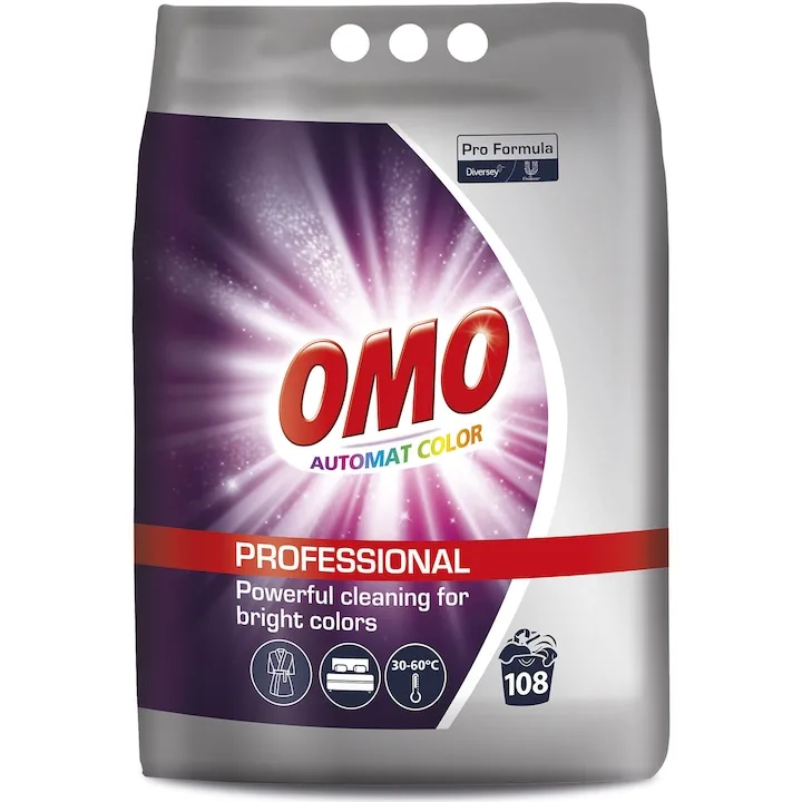 Detergent Rufe Pudra Automat Omo Professional Color 7 Kg