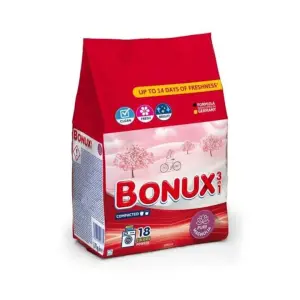 Detergent rufe pudra Bonux Pure Magnolia 18 spalari 1.17KG