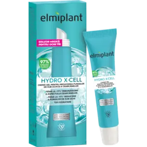 Crema-Gel Pentru Reducerea Pungilor De Sub Ochi Si A Cearcanelor Elmiplant Hydro-X-Cell, 15 Ml