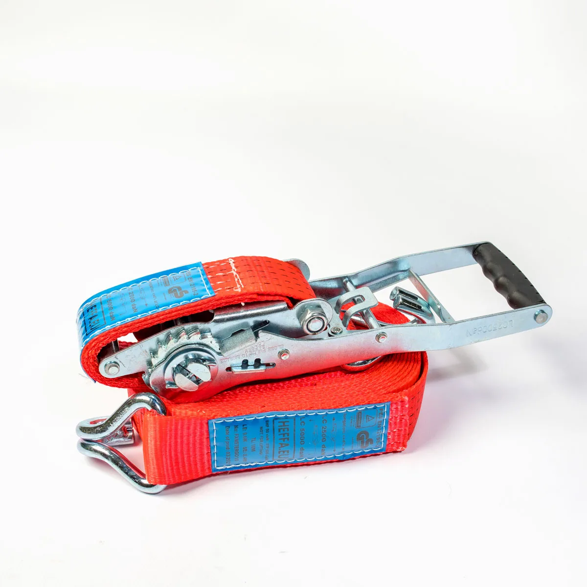 Pachet 15+5 GRATIS - Chinga ancorare marfa cu maner ERGO | 5 Tone | latime 50mm