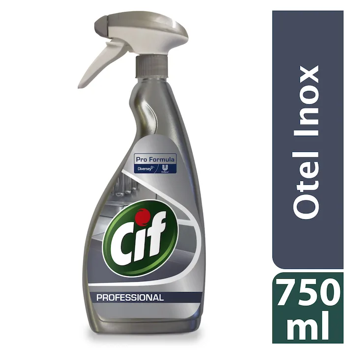 Solutie Pentru Otel Inox Cif Professional 0.75 L