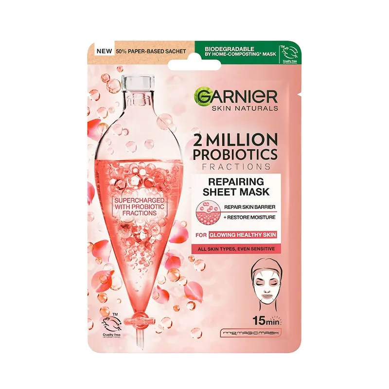 Masca Servetel Imbogatita Cu 2 Milioane De Fractii Probiotice Garnier Skin Naturals 22 G
