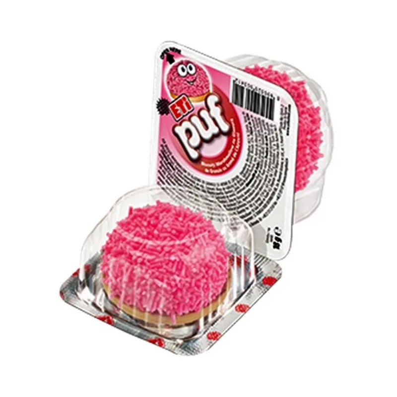 Eti Puf Biscuite Cu Bezea Cu Capsuni 18 G