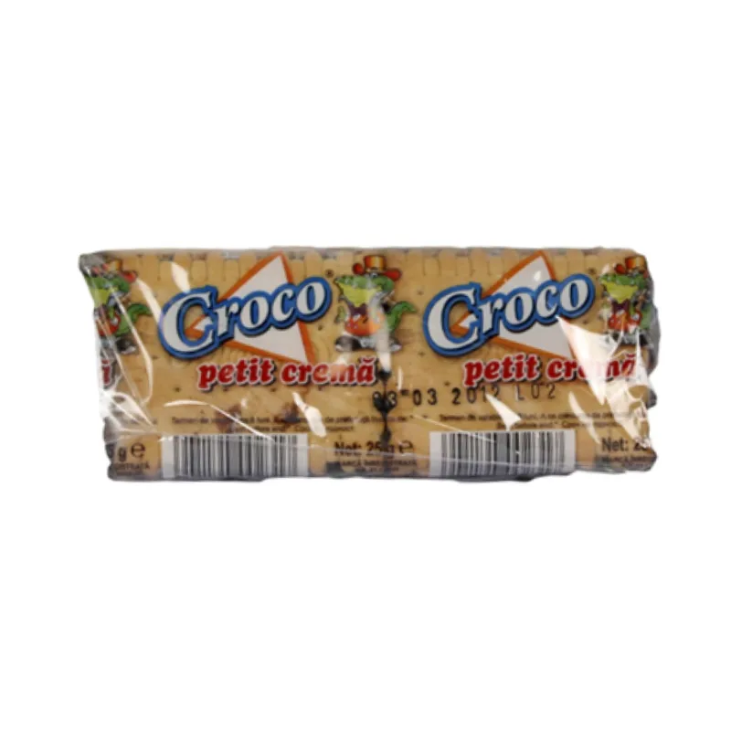 Croco Biscuiti Crema Cacao 25 G