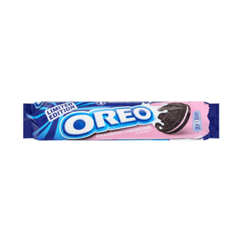 Oreo Biscuiti Cu Capsuni Si Cheesecake 154 G