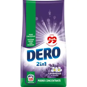 Detergent rufe pudra Dero 2in1 Levantica si Iasomie 120 spalari 8KG