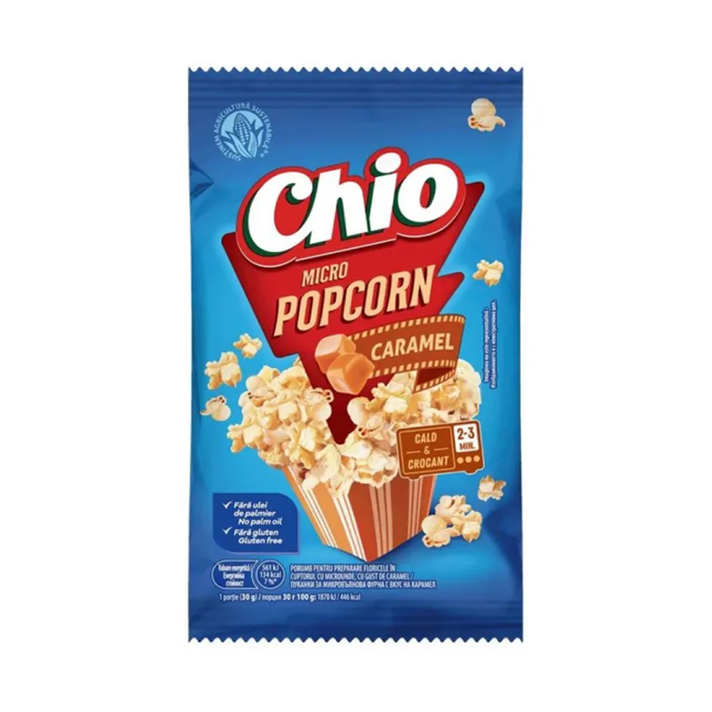 Chio Popcorn Microunde Caramel 90 G