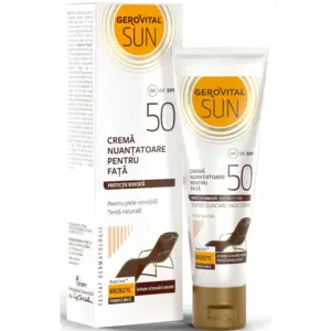 Gerovital Sun Crema Nuantatoare Pentru Fata Spf 50 – 50 Ml