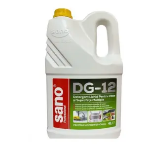 Detergent Lichid Pentru Vase Si Suprafete Multiple Sano Professional Dg-12 4 L