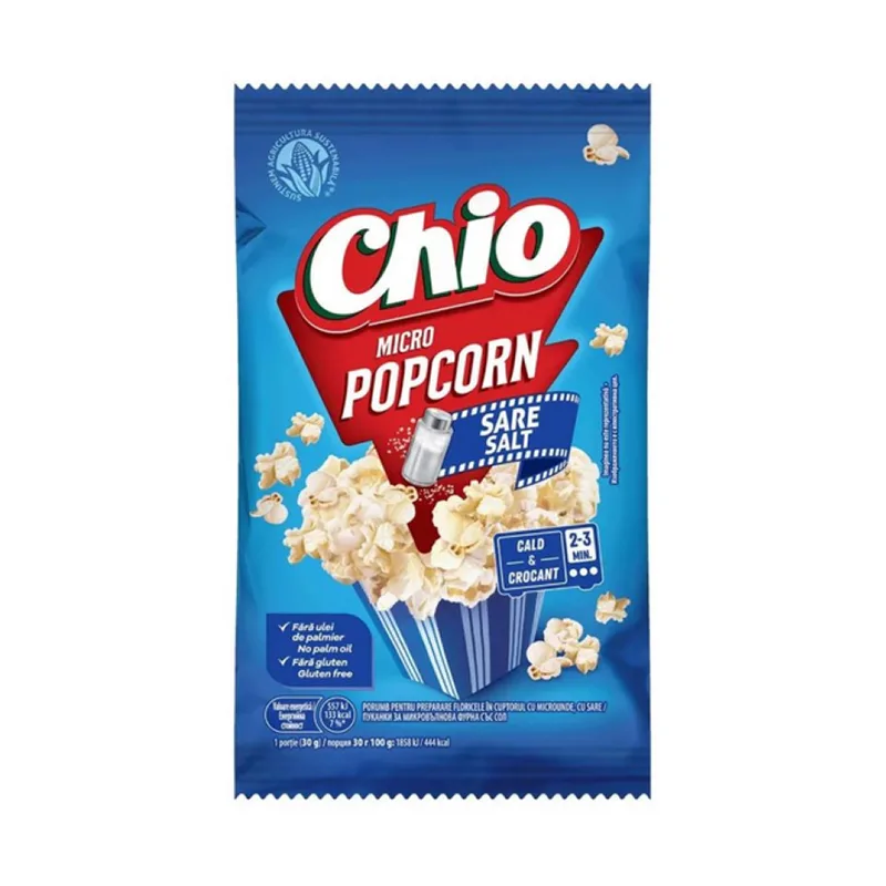 Chio Popcorn Microunde Sare 80 G