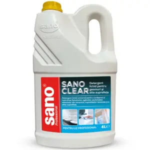 Solutie Curatat Geamuri Sano Professional Clear 4 L