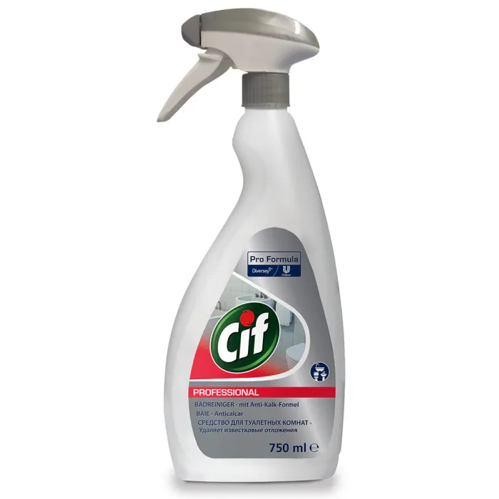 Solutie Curatat Baie 2In1 Cif Professional 750 Ml