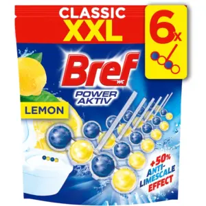 Bref Power Aktiv Lemon Odorizant Toaleta 6X50G