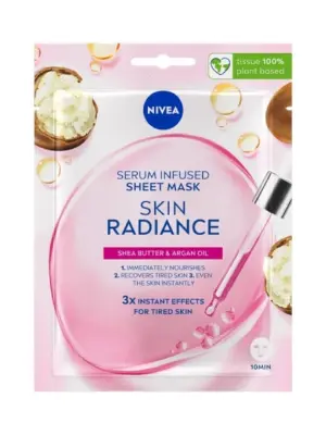 Masca Servetel Iluminatoare Infuzata Cu Ser Skin Radiance Nivea