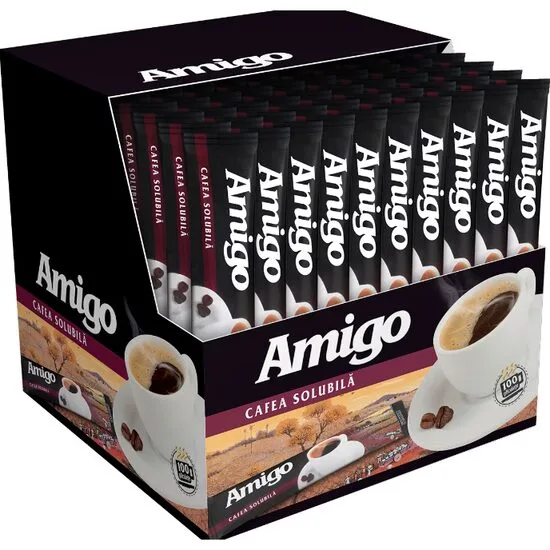 Cafea Solubila Amigo 100 Pliculete X 1.8 G