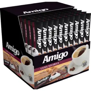 Cafea Solubila Amigo 100 Pliculete X 1.8 G