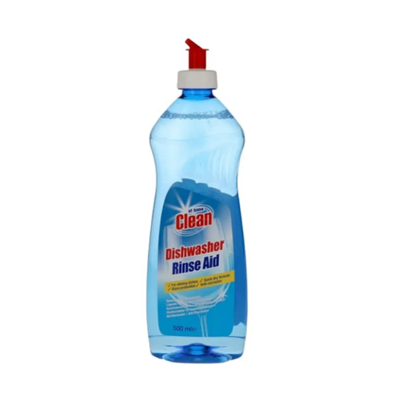 At Home Clean Dishwasher Rinse Aid Solutie Clatire Pentru Masina De Spalat Vase Lamaie 500Ml