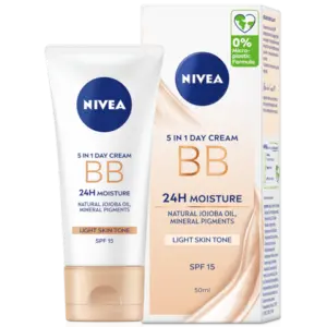 Nivea Bb Cream 5In1 Day Cream Light Spf15 50 Ml