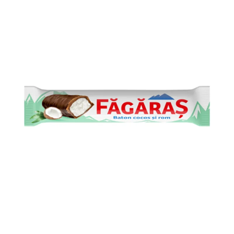 Fagaras Baton Cu Cocos Si Rom 40 G