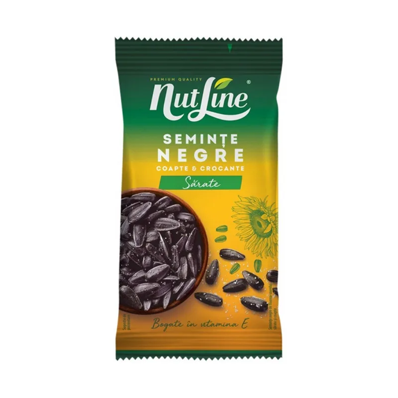 Nutline Seminte Floarea Soarelui Negre Sare 100 G