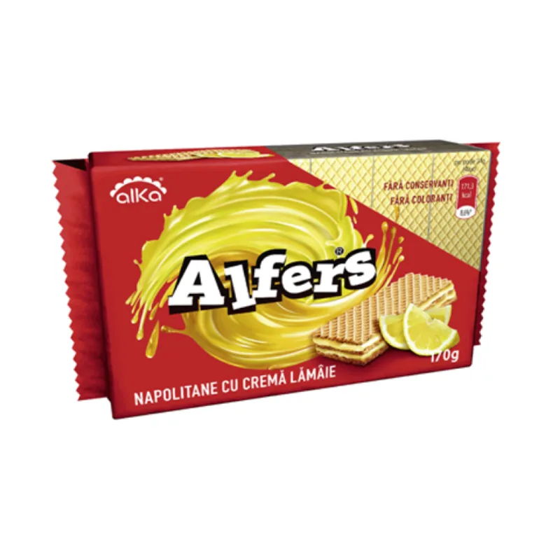 Alfers Napolitane Crema Lamaie 170 G