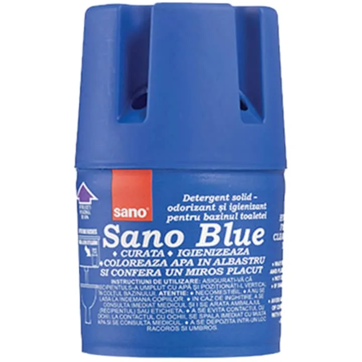 Sano Odorizant Pentru Rezervorul Toaletei Albastru 150G