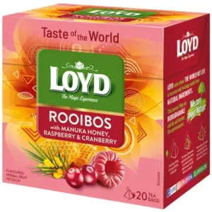 Ceai Rooibos Cu Zmeura, Merisoare Si Miere De Manuka Loyd, 34 G