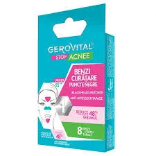Benzi Curatare Puncte Negre Gerovital Stop Acnee, 8 Buc