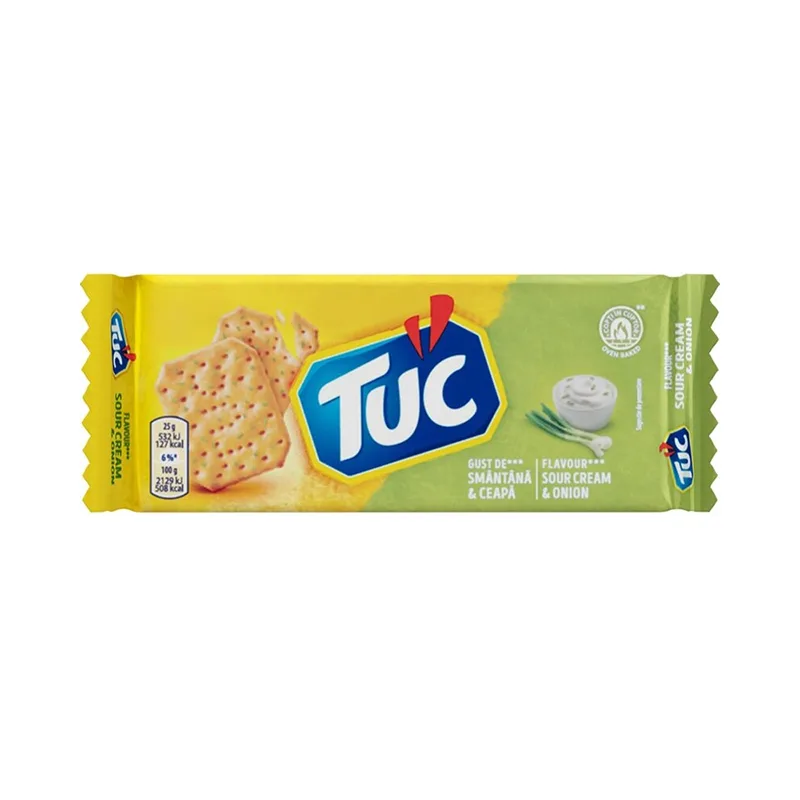 Tuc Biscuiti Sarati Cu Smantana Si Ceapa 100 G
