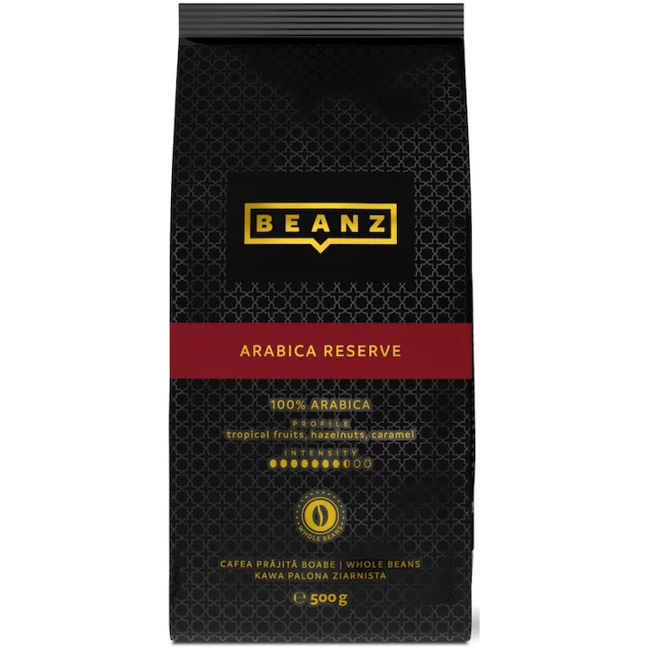 Beanz Cafe Arabica Reserve Cafea Boabe 500G