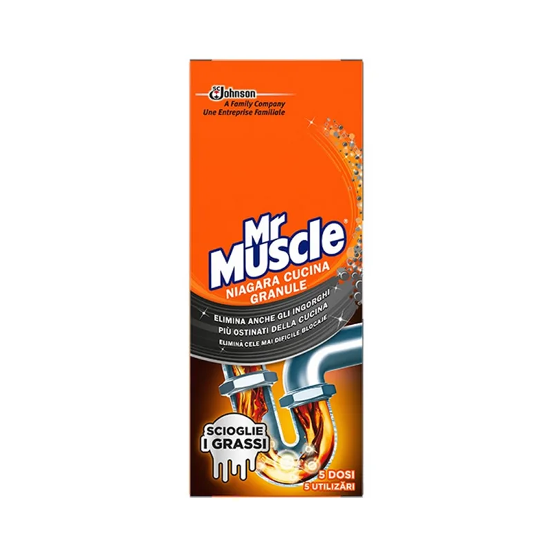 Mr. Muscle Niagara Cucina Granule Pentru Desfundat Tevi 250Gr