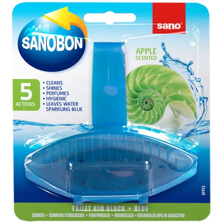 Sano Bon Blue Apple Odorizant Pentru Toaleta 55G