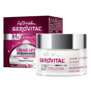 Crema Lift Regeneranta De Noapte Gerovital H3 Evolution, 50 Ml