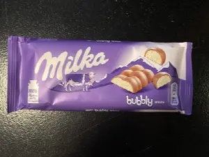 Milka Bubbly Ciocolata Alba 95 G