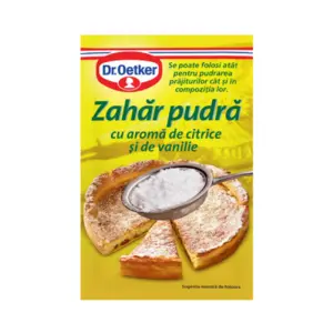 Dr.oetker Zahar Pudra Cu Aroma De Vanilie Citrice 50 G