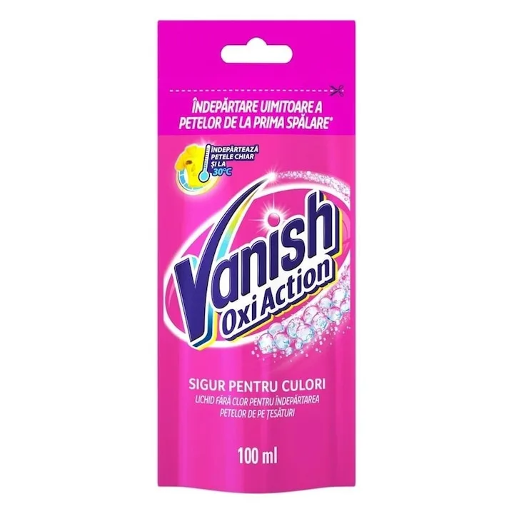 Vanish Oxi Action Solutie Pentru Indepartarea Petelor 100Ml
