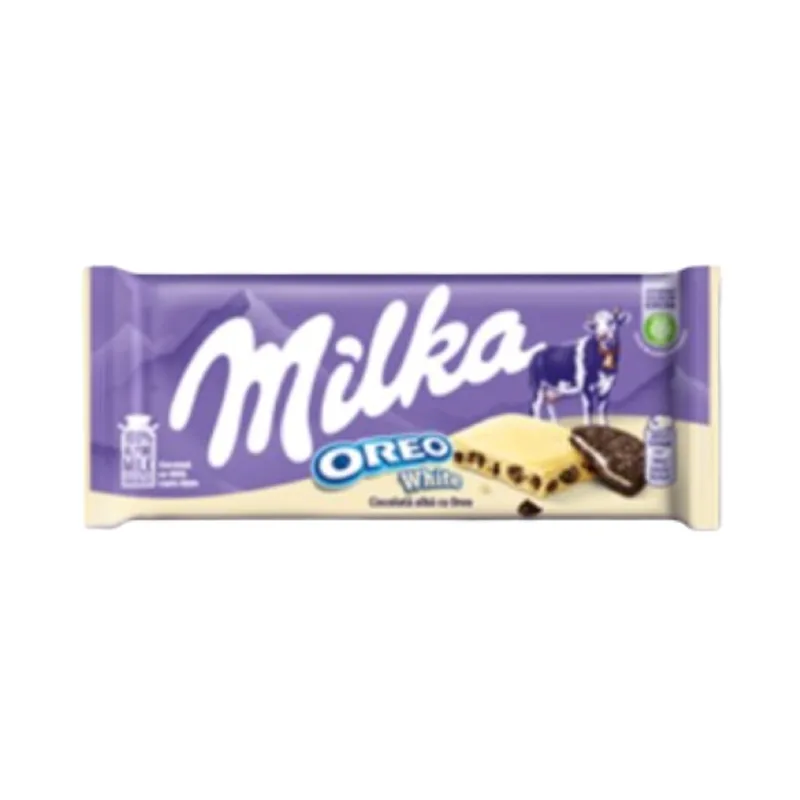 Milka Ciocolata Alba Si Oreo 100 G