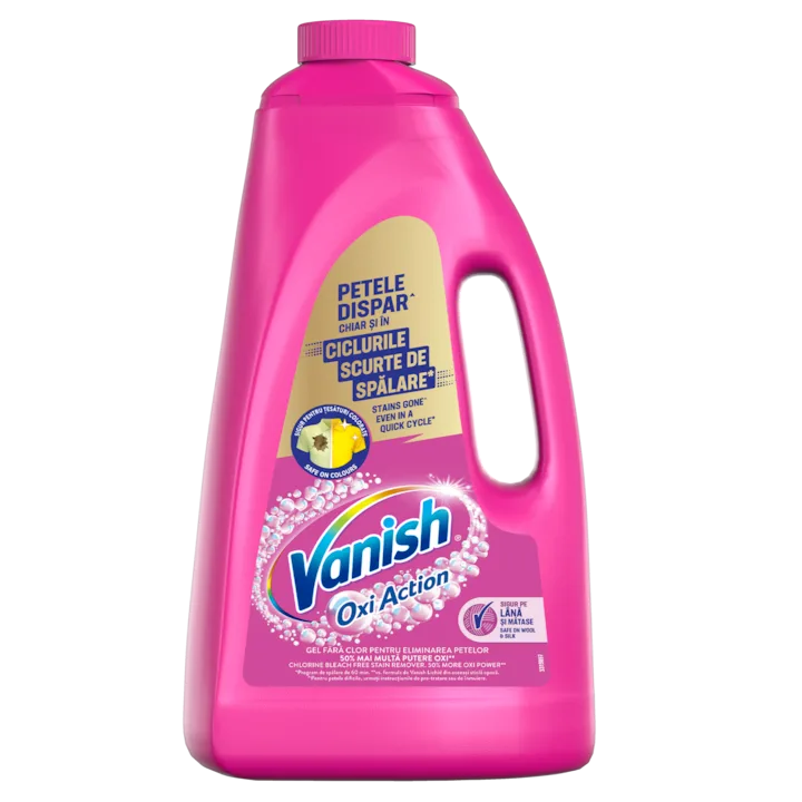 Vanish Pink Gel Solutie Pentru Indepartarea Petelor 4 L