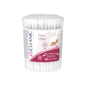 Cleanic Pure Effect Cotton Swabs 100 Pcs