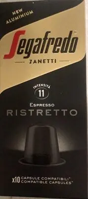 Segafredo Ristretto Aluminum Coffee Capsules 10 Capsule